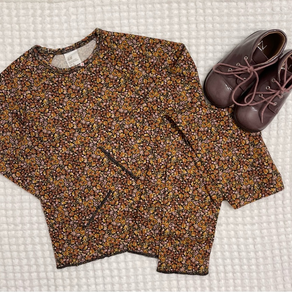 H&M Floral Set baby girl size 6-9m